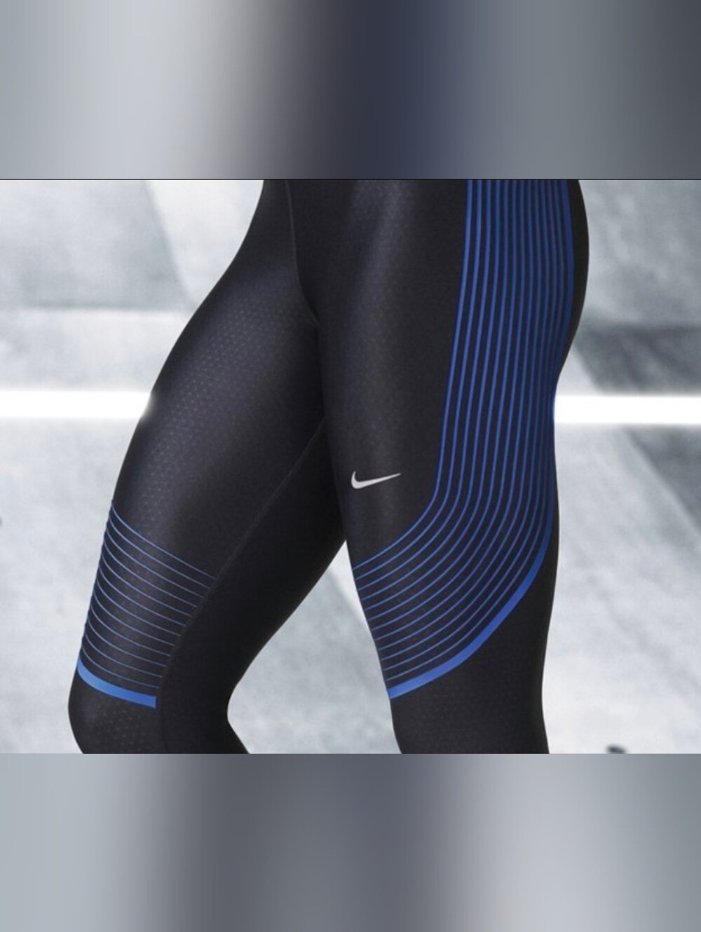NIKE POWER FLASH RUNNING TIGHTS **RARE** SZ L
